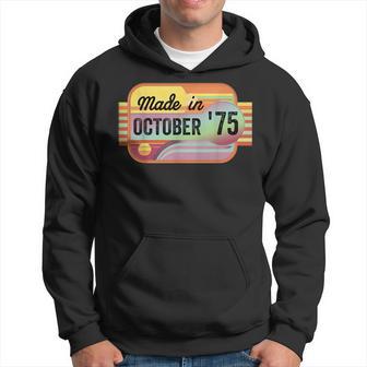 Hecho En Octubre De 1975 Impresionante Leyenda Hombres Niños Cumpleaños Sudadera - Regaloses