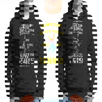 Homme Avec Une Raquette De Tennis Drôle Joueur De Tennis Sweat à capuche - Cadeauxyz