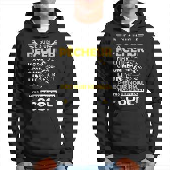 Homme Pêcheur Motard Pêche Moto Cadeau Humour Sweat à capuche - Cadeauxyz