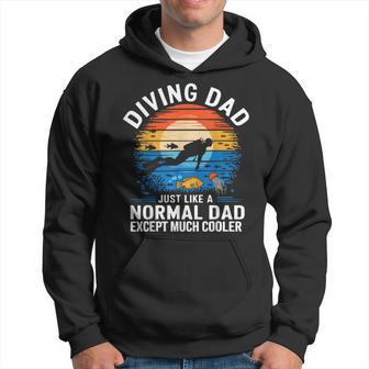 Immersioniubacquee Dad Humor Novelty Daddy cuba Diver Felpa con cappuccio - Novitaregali