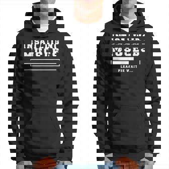 Instalación De Los Músculos Por Favor Espere Sudadera - Regaloses