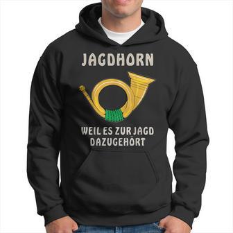 Jagdhorn Jäger Waldhorn Horn Jagd Jagdhorn Kapuzenpullover - Geschenkecke