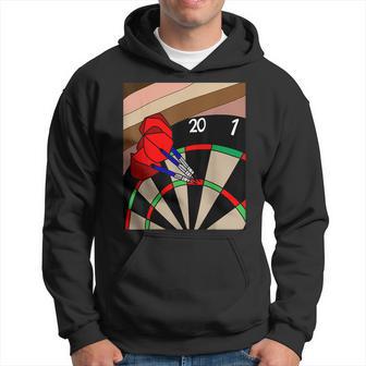 Jugador De Dardos De Tablero De Dardos Con Dardos Sudadera - Regaloses