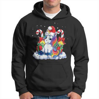 Licorne Noël Licorne Neige Mignonne Enfant Licorne Sweat à capuche - Cadeauxyz