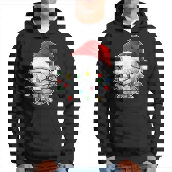 Luces De Árbol De Pelota De Golf De Navidad Para Golfista Lindo Y Divertido Papá Noel Sudadera - Regaloses