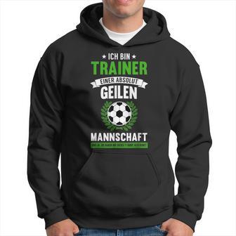 Lustiges Fussball Coach Fussballclub Trainer Geschenk Kapuzenpullover - Geschenkecke