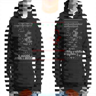 Merry Christmas Regalo Di Natale Insegnante Die Matematica Felpa con cappuccio - Novitaregali