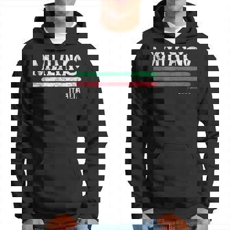 Milano Italia Bandiera Italianaouvenir Regalo Felpa con cappuccio - Novitaregali