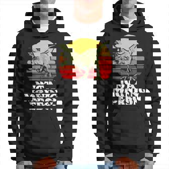 Not A Morning Person Tyrannosaurus T-Rex Dinosaur 80S Sweat à capuche - Cadeauxyz