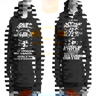 Novembre 1996 29 Ans Homme Cadeau Anniversaire Novembre 1996 Sweat à capuche - Cadeauxyz