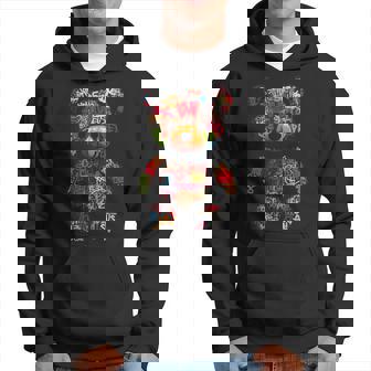 Oso Texto Arte Divertido Colorido Animal Arte Oso Sudadera - Regaloses