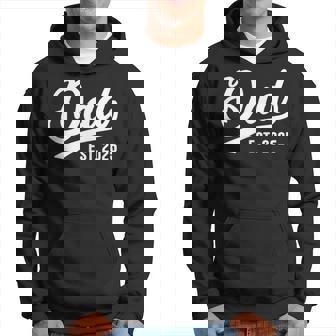 Papa 2025 Père 2025 Retro Dad Est 2025 Sweat à capuche - Cadeauxyz