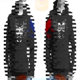 Patriote Français France Drapeau Français Avec Croixintage Sweat à capuche - Cadeauxyz