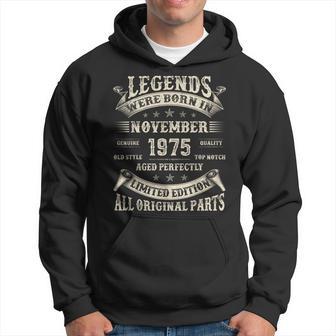 Regalos De Cumpleaños Número 50 Para Hombres De 50 Años Noviembre De 1975 Sudadera - Regaloses