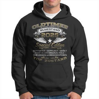 Rente Geschenk Mann 2025 Oldtimer Im Ruhestand Rente Deko Kapuzenpullover - Geschenkecke