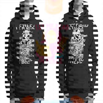 Squelette Amusant Pour Les Amateurs De Livres De Lecture Let Me Read In Peace Sweat à capuche - Cadeauxyz