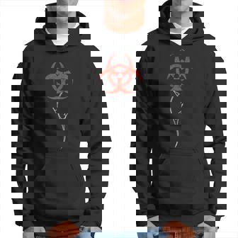 Symbole Biohazard Fleur Toxique Radioactive Sweat à capuche - Cadeauxyz