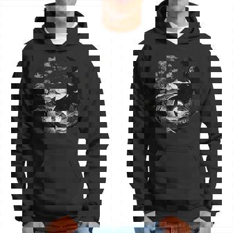 Symbole Taoïsmeur La Nature Noire Et Blanche Taijitu Yin Yang Sweat à capuche - Cadeauxyz