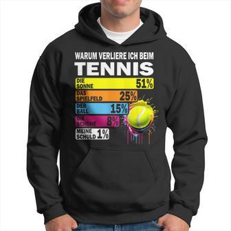 Tennis Motiv Ausredeerlierer Training Tennis Kapuzenpullover - Geschenkecke