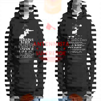 Uomo Antennista Eupereroe Idea Regalocherzo Divertente Felpa con cappuccio - Novitaregali