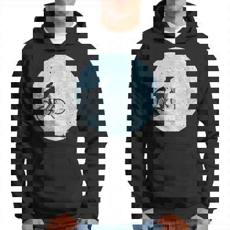 Vélo Dinosaure Et Lune Drôle T-Rexélointage Sweat à capuche - Cadeauxyz