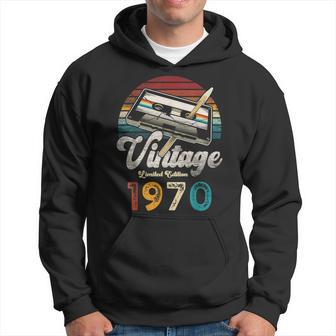 Vintage 1970 Cumpleaños 55 Años Cassette Lápiz Sudadera - Regaloses