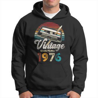 Vintage 1976 Cumpleaños 49 Años Cassette Lápiz Sudadera - Regaloses