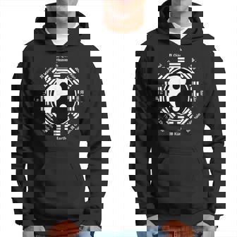 Ying Yang Cinese Tai Chi Yin Regalo Fenghui Bagua Kung Fu Felpa con cappuccio - Novitaregali