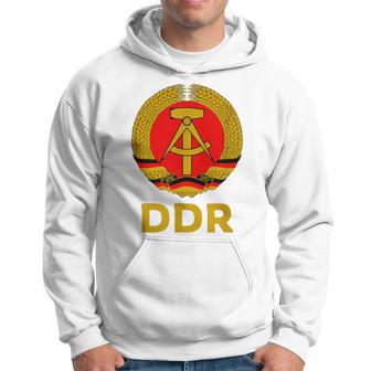Ddr Escudo De Armas De Alemania Oriental Bandera Regalo Ossi Sudadera - Regaloses