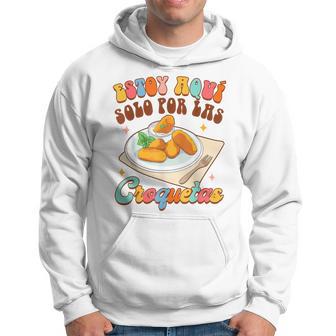 Estoy Aquíolo Por Las Croquetas Lover Pescado Frito Pollo Sudadera - Regaloses
