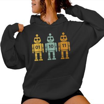 01 10 11 Robot Women Women Hoodie - Thegiftio UK