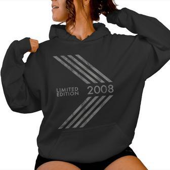 18 Geburtstag 2008 Limited Edition Für Jungen Mädchen Retro Kapuzenpullover für Damen - Geschenkecke