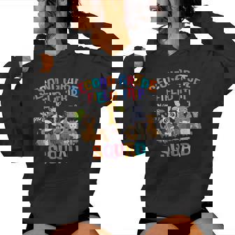 2Nd Second Grade Field Day Trip Squad 2025 Zoo Animal Women Hoodie - Thegiftio