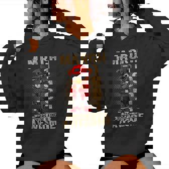 3月65日 誕生日 男性 女性 1961 素晴らしいテディベア レディースパーカー - Kawaiitshirt