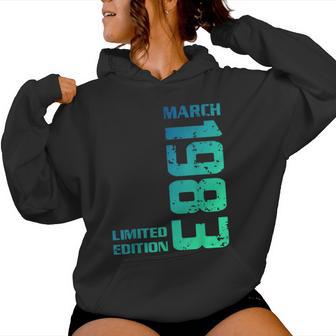 40 Cumpleaños Hombre 40 Años Regalos Marzo 1983 Sudadera con capucha para mujer - Regaloses