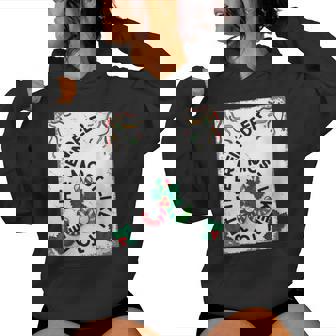 6 Most Likely To Pet The Reindeer Christmas Number Women Hoodie | Seseable CA