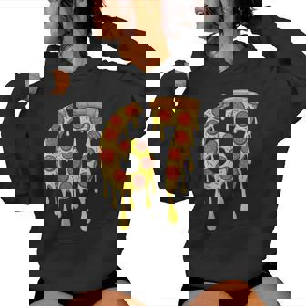 67 Six Seven Meme Pizza Number 6 7 Men Women Women's Hoodie | Mazezy