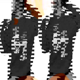 67 Six Seven Spanish Teacher Birthday SEIS Siete Brainrot Women's Hoodie | Mazezy