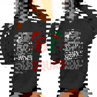 67Th Christmas Squad – Cute Santa Elf Candy Canes 67 Women Hoodie - Monsterry