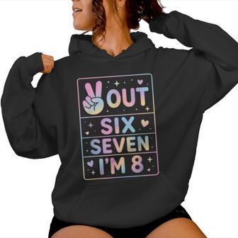 8Th Birthday Girl Outfit 6 7 Meme Eighth Im 8 Year Old Girls Women Hoodie - Thegiftio UK