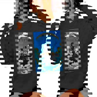 Abe Lincoln Skydiving Women's Hoodie | Mazezy