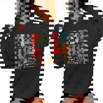 Abrazos Gratis Es Broma No Me Toques Sudadera con capucha para mujer - Regaloses