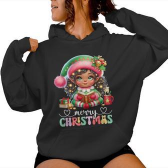 African American Christmas African Black Girls Women Hoodie - Thegiftio UK