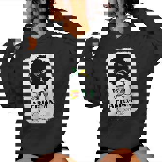 African Queen Roots Zimbabwe And Nigeria Mix Heritage Women's Hoodie | Mazezy