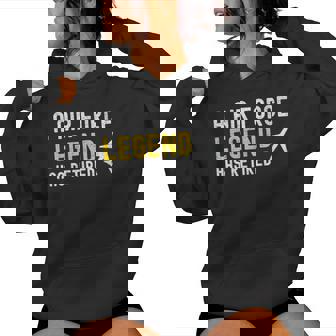 Air Force Army Legend Retired Retirement Veteran Senior Men Women's Hoodie | Mazezy