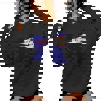 American Samoa American Samoan Pride Flag Girl Coquette Bow Tank Top Women's Hoodie | Mazezy