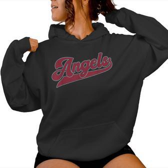 Angels Heart Name Vintage Retro Boy Women Hoodie - Monsterry