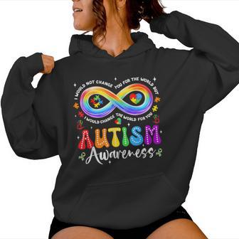 Autism Awareness Acceptance Rainbow Infinity Symbol Women Women Hoodie | Seseable UK