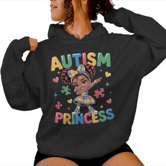 Autism Princess Coquette Bow Daughter Autism Awareness Girls Women Hoodie - Thegiftio UK
