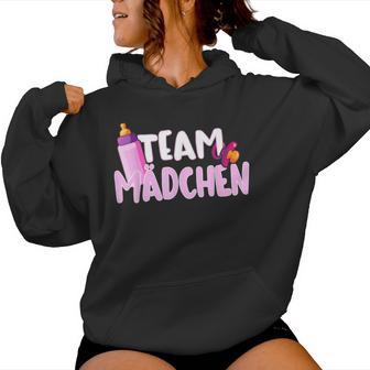 Baby Gender Reveal Party Lustiges Team Mädchen Kapuzenpullover für Damen - Seseable